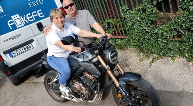 Anita és Sanyi találkozott a Honda CB650R motorral (is) – VIDEÓ